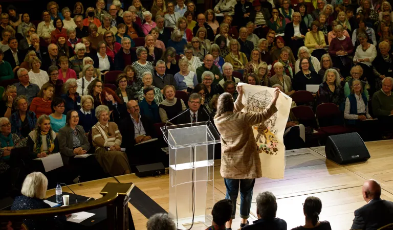 Photograph of an Arts Society lecture