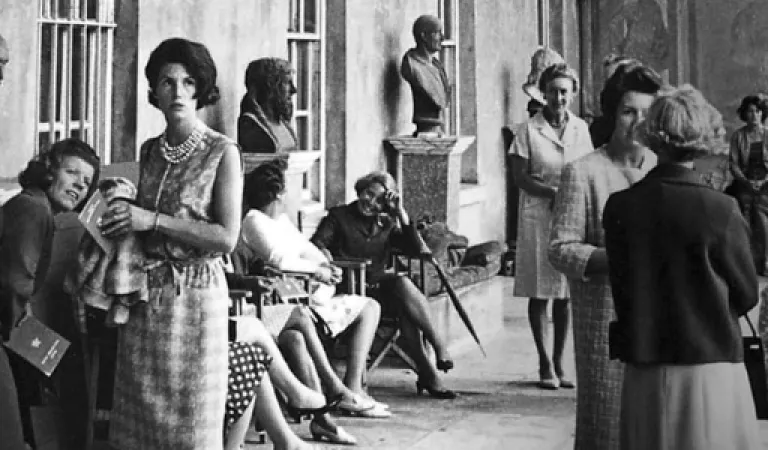 Historical photo of members of the Chiltern Antiques Group at an event