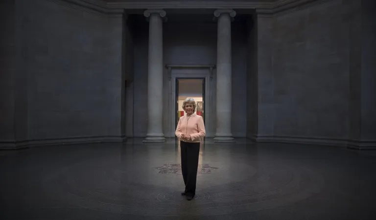 Arts Society President Hilary Kay at The Tate 